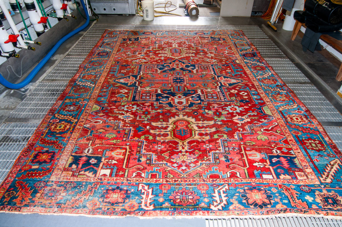 The PetPeePee service Oriental rug Drapery cleaning from urine odor