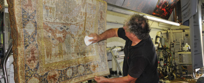 Cleaning silk oriental rug