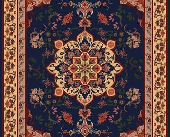 XPETPEE® machine cleaning an Oriental rug using the PetPeePee® natural system with Dead Sea minerals.