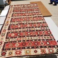 Needlepoint Urine Odor Removal by PetPeePee Company Needlepoint rug cleaning from dog and cat urine odor using the XPETPEE Vacuum Floor Machine and Organic Dead Sea Formula by PetPeePee Company.
