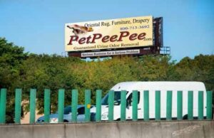 PetPeePee advertising billboard