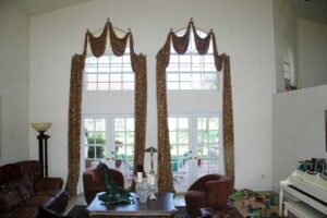 Custom-Made Curtains from United Kingdom cleaned in Florida by PetPeePee removing cat urine odor Naturally